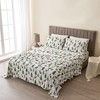 Printed Velvet Plush Fleece Sheet Set - Great Bay Home - 2 of 4