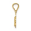 Black Bow Jewelry 14k Yellow Gold I Heart Mommy Pendant, 20mm - 2 of 4