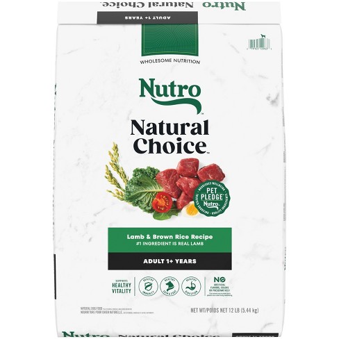 Nutro Natural Choice Lamb And Brown Rice Recipe Adult Dry Dog Food