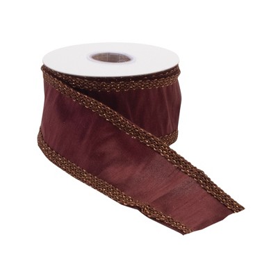 Melrose Burgandy Holiday Ribbon