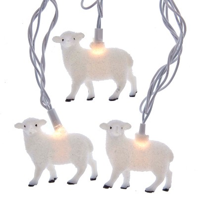 Kurt Adler UL 10-Light Sheep Light Set