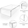 Heavy Duty Clear Acrylic Monitor Stand for Home or Office | Great Monitor Riser for Office Desk, TV Stand, Gaming Desk Accessory - 3 of 4