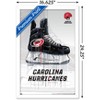Trends International NHL Carolina Hurricanes - Drip Skate 21 Framed Wall Poster Prints - 3 of 4