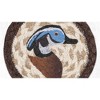 Earth Rugs Duck Coaster – Wood Duck Bird Print Rustic Farmhouse Style 5"x5" - 2 of 3