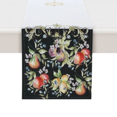 Laural Home Tuscan Fruit Sketch Rectangle Table Runner