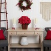 HomeStock Poinsettia with Decorative Silk Arrangement - 3 of 4