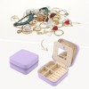 REGALWOVEN Women's Mini Portable Compact Elegant Jewelry Box - 2 of 4
