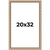 PosterPalooza | 20x32 Modern Bamboo Picture Frame, UV Acrylic, 5 Finishes - 2 of 4