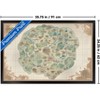 Trends International Wicked: For Good (2025) - Map Framed Wall Poster Prints - 3 of 4