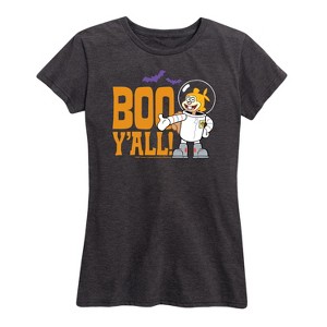 Women's - SpongeBob SquarePants - Halloween Sandy Boo Y'all! Short Sleeve Graphic T-Shirt - 1 of 4