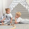 Love To Dream Sleep Suit 0.2 TOG Adaptive Wearable Blanket - 6-12M - Gray Dots - 3 of 3