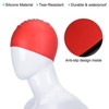 Unique Bargains Silicone Waterproof Non-Slip Adult Swimming Caps 2 Pcs - 4 of 4