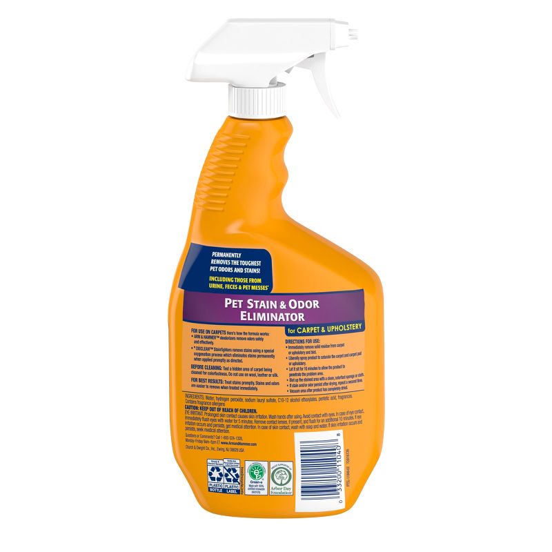 Arm &#38; Hammer Plus Oxiclean Pet Stain &#38; Odor Eliminator for Carpet - 32oz, 4 of 7