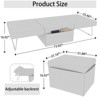 36" Width 4 in 1 Multi-Function Folding Ottoman Sleeper Bed, Convertible Sofa Bed - 4 of 4