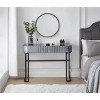 AZL1 Life Concept Dressers Modern Mirror Vanity Table Multi Layer Storage Rounded Edges Bedroom Furniture, Gray, 39.4"*17.7"*29.3" - 2 of 4