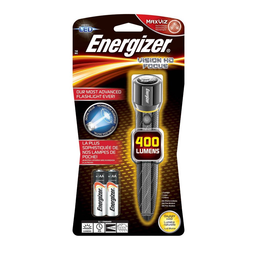 UPC 039800127396 product image for Energizer Tactical LED Flashlight with 2 AAA Batteries - Black | upcitemdb.com
