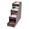 Vertiflex Commercial Grade Narrow Condiment Organizer, 8 Compartments, 6 x 19 x 15.88, Black - image 2 of 4