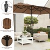 15ft Patio Umbrella with  Tilt Waterproof Sun Shade for Deck, Pool, Garden - 3 of 4