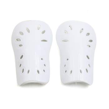 Unique Bargains Football Outdoor Sports Shin Pad Protective Gear Legs Guards White 1 Pair