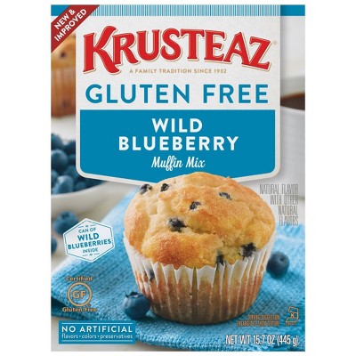 Krusteaz Gluten Free Wild Blueberry Muffin Mix - 15.7oz