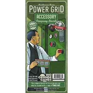 Rio Grande Games Power Grid – 6-Player Company Boards Expansion Pack - 1 of 4