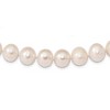 Black Bow Jewelry 11-12mm, White FW Cultured Pearl & Sterling Silver Clasp Necklace - 2 of 4