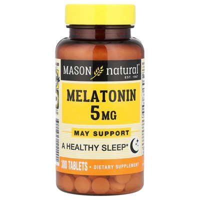 Mason Natural Melatonin, 300 Tablets