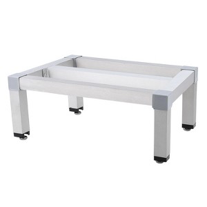 Aluminum Dunnage Rack 1000 Lbs Capacity, Heavy Duty Commercial Storage Rack for Restaurant Supermarket Kitchen, Silver - 1 of 4