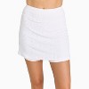 Calypsa Women's Plus Size Chlorine Resistant Short A-line Swim Skort - 4 of 4