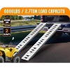 AMERLIFE Aluminum Ramps, Heavy-Duty Loading Ramp with U-Shaped Buckle and Hook Ends - 3 of 4