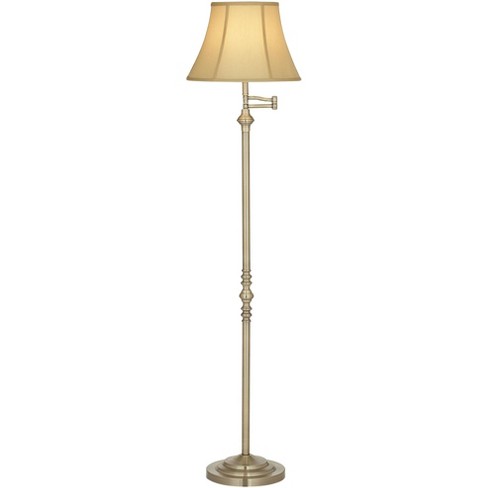 Jenson Modern Metal Adjustable Pharmacy Floor Lamp Swing Arm 54 Tall Aged  Brass Metal Shade Standing Pole Light for Living Room Reading House Bedroom  Home Office - Regency Hill : : Office