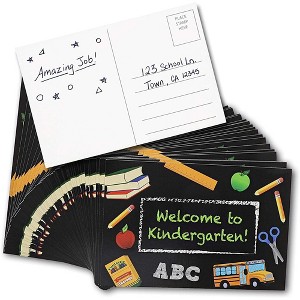 Bright Creations 60-Pack Classroom Welcome to Kindergarten Teacher Postcards for Students (6 x 4 In) - 1 of 4