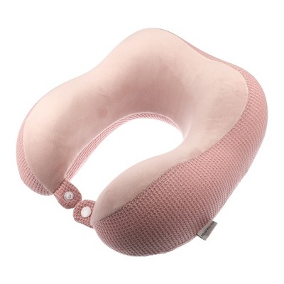 Unique Bargains Travel Cushion Home U-Shaped Memory Foam Neck-Pillow 1Pc