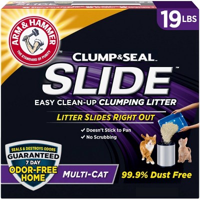 Arm & Hammer Slide Easy Clean-Up Multi-Cat Clumping Cat Litter - 19lbs