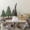 Northlight Rustic Sitting Gnome Christmas Decoration - 12" - White and Brown - 2 of 4