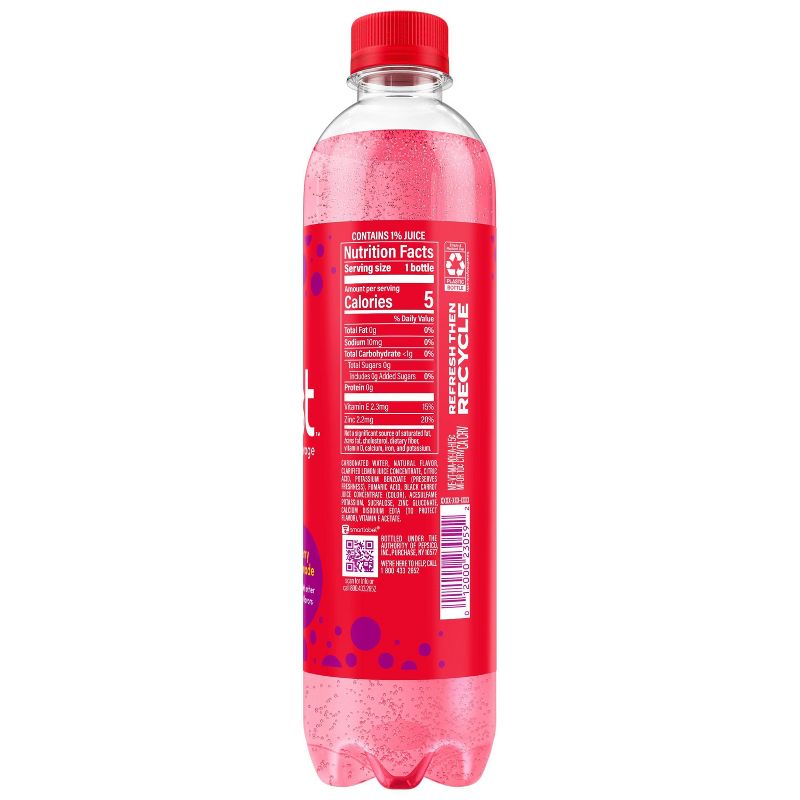 bubly Burst Cherry Lemonade Sparkling Water - 16.9 fl oz Bottle, 2 of 5