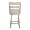 Inspire Q Hooper Counter Height Barstool Antique White Finish/Beige Linen - 4 of 4