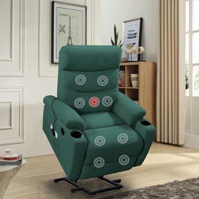 Massage Recliner Electric Lift Chair With Side Bags, Adjustable Massage And  Heating Function, Squirrel Gray - Modernluxe : Target