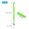 Unique Bargains Polyester Wear-resistant Lightweight Name Tag Neck Lanyards with Hook 20 Pcs - 2 of 4