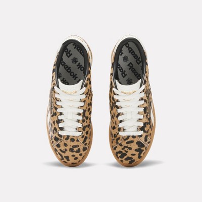Обувь Reebok Women's Club C Grounds UK Shoes Size 9 Cheetah/Cheetah/Chalk — фото 2