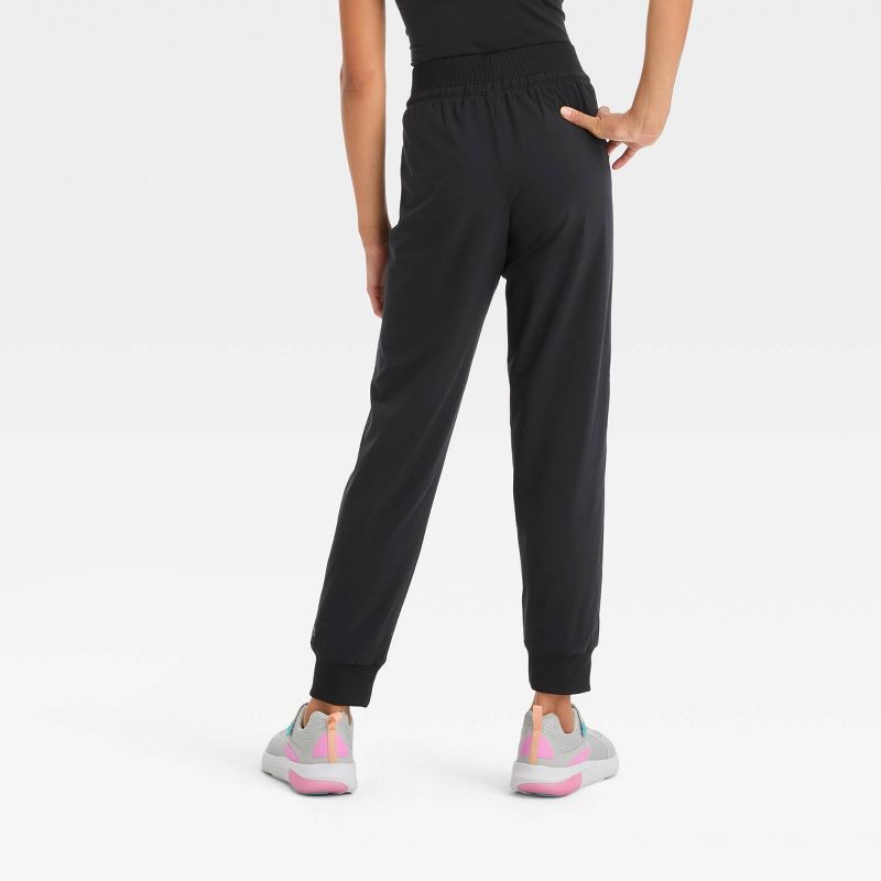 Girls&#39; Lined Woven Joggers - All In Motion™, 3 of 5