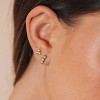SHINE by Sterling Forever Sterling Silver 2pc Bezel Stud Set - 2 of 3