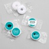 Big Dot of Happiness 2026 Teal Graduation Party Round Candy Sticker Favors - Labels Fits Chocolate Candy (1 Sheet of 108) - 3 of 4