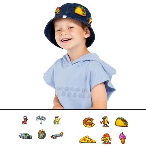 Rabble Gender Neutral Kids' Bucket Hat with Speedy Snack Attack Dabblz Bundle - 1 of 4