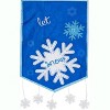 Briarwood Lane Let It Snow Winter Applique Garden Flag Snowflakes Seasonal 18" x 12.5" - 3 of 4