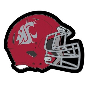 Evergreen Ultra-Thin Edgelight LED Wall Decor, Helmet, Washington State University- 19.5 x 15 Inches Made In USA - 1 of 4