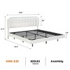 Floating Bed Frame with Rgb Led Lights Headboard - 2 of 4