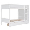 NicBex Twin Over Twin Bunk Bed with Guardrail and 2 Drawers,Loft Bed with Ladder and Multi-layer Cabinet,Noise Reduced Bunk Beds for Bedroom - 2 of 4