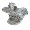 Roxoni Women’s Metallic Bow Slide Sandals – Stylish, Comfortable & Non-Skid Slip-Ons - 3 of 4