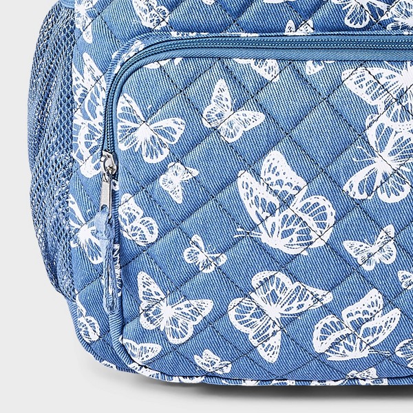 Mochila acolchada para niñas con mariposas y dos bolsillos - Cat & Jack™ azul/blanco 4